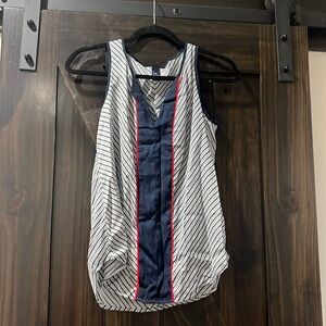 Gap blouse material sleeveless shirt